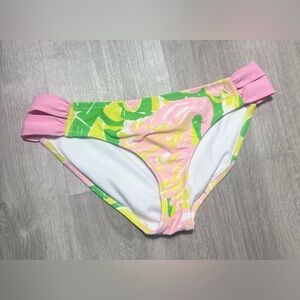 Lilly Pulitzer for Target Green and Pink Swim Suit Bottom Size Small